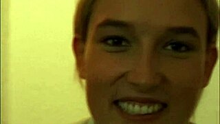 two gorgeous german teens explore clit rubbing on camera for first time.