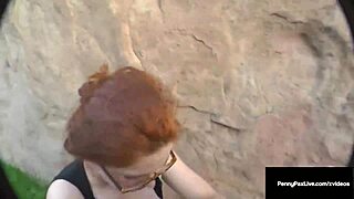 penny pax gets her snatch fucked outdoors by a wild big cock