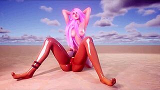 valerie visxen meets maya the bird girl in wild life for an intense encounter