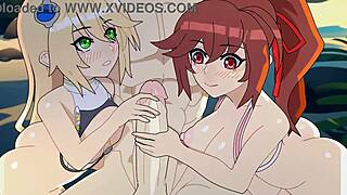 Uncensored beach hentai episode explodes with 3d cartoon action!