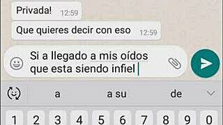 My sister-in-law's whore gives everything on WhatsApp 😏