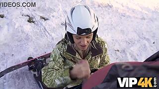 VIP4K Ski Resort Cuckold Ser POV Pickup Knolder Store Titter Barbert Fisse 😏