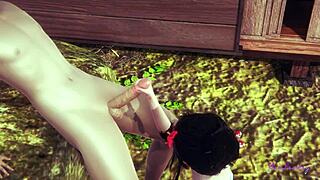 Mia the Yaoi Femboy Blowing Big Cocks in Japanese Anime Gay Porn