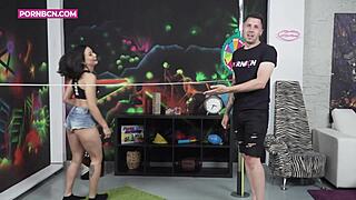 Petite Asian teen 18+ squirts during rough hardcore sex with pornstar in 4K