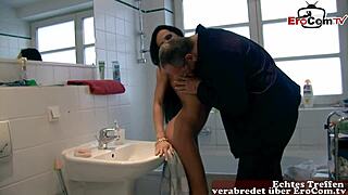 German Wife Cheats with Handyman