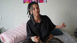 Singer records clip then fucks recording assistant passionately