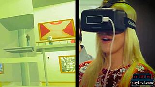 Exploring Virtual Reality Porn Shoot With Brunette's Blowjob