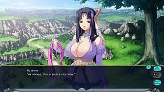 Roxanne in Kyonyuu Fantasy squirts and cheats in this hot scene 😍