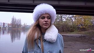 German Scout Picks Up Sweet Latina Tourist Bella In Berlin For An Interview