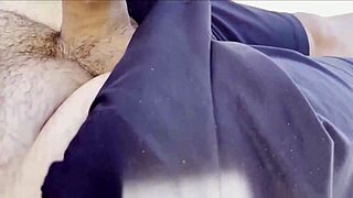 She Caught Me Jerking Off And Helped Me Cum By Public Pool