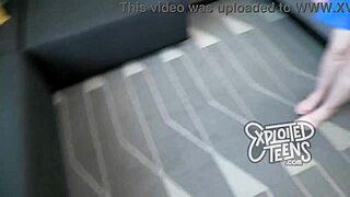 She is just 18 with all-natural ddd tits in pov interview