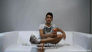 Lukas 7709 In Czech Gay Casting Sucks Cock!