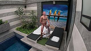 I call room service girl for blowjob!