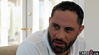 gaming teen stepdaughters get drilled by perverted stepdads in wild session.