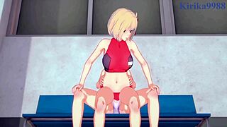 Chisato Nishikigi and Takina Inoue's Intense Futanari Lesbian Sex