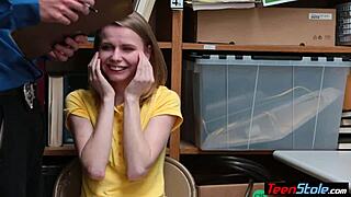 punish fucked russian teen thief cries