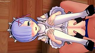rem maid works hard for sex