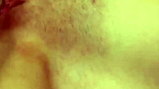 Cheating blonde milf Crystal licks pussy in interracial missionary.