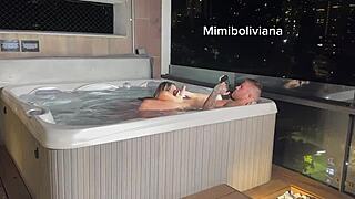 That french big cock destroyed my pussy and made me squirt