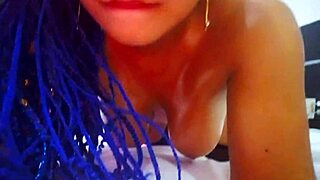 Skinny busty woman visits massage center for oil spray