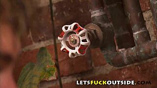 Milf Faith Leone Xart Fucks Outside in Bath