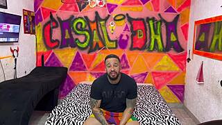 We called this tanned brunette with big natural tits to get fucked, what a delight!