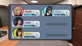 Pretty milf with big tits spies in bathroom while not daughter watches toilet scene