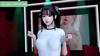 Riding A Big Cock In This Emotional Hentai Scene