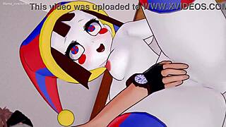 Pomni strips towel for uncensored fucking! Want to see?