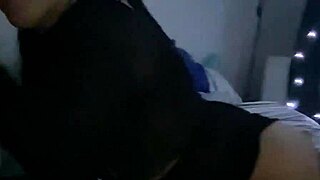 big tits blowjob in lingerie with tattooed brunette and big cock.