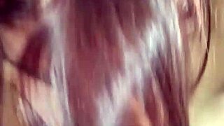 Super head cum slut slurps black pole