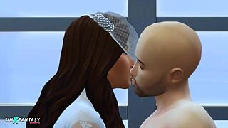 Hot Love - Liberty Lee - Sims 4 Wedding Bride Married Cumshot