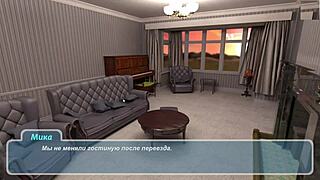 Pretty milf with big tits spies in bathroom while not daughter watches toilet scene