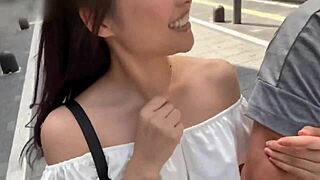 Asian Beauty Drenched in Sweat and Juices During Intense Homemade Action With Her Japanese Boyfriend.