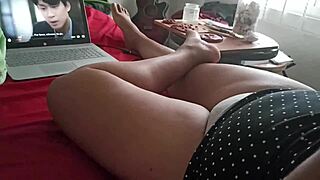 Voyeur Spies On Homemade Curvy Latina Wife Undressing!