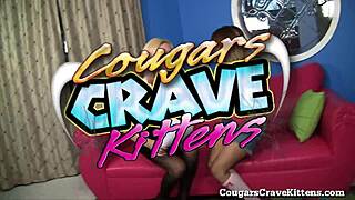 Older milf pursues hot teen girl.