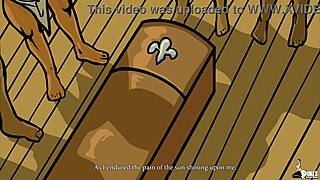 Big tit babe faces vampire domination