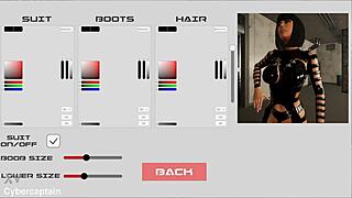 3d metal bondage game with big tits!