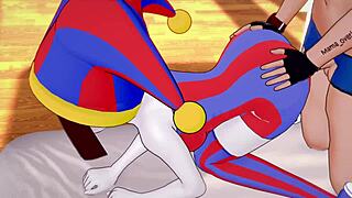 Pomni strips towel for uncensored fucking! Want to see?