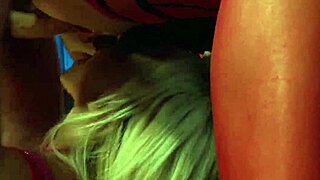 The babysitter swallows a huge cumload and gets sucked