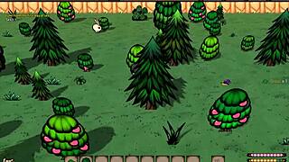 elf sex farm hentai game features creampie in 3d anime outfit.