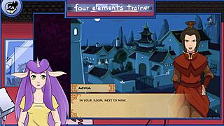Avatar the Last Airbender four elements trainer part 18 with sexy hentai action