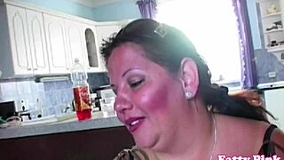 Fat Mature Slams Cock Between Her Huge Tits 😍