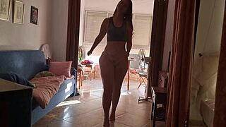 Blonde Latina Teen Shakes Big Ass Excitedly!