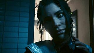 Panam and Laguna Bend have sex in Cyberpunk 2077 ultra settings.