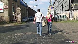 Fremder vom bahnhof leipzig fickt teen 18+ deutsch kira outdoor in public doggystyle and deepthroat.