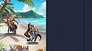 Asaka's Summer Beach Sex Party With Curvy Teens