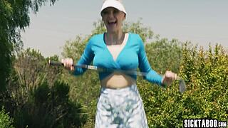 Kenzie taylor enjoys titty fuck and blowjob from gracie jane and zariah aura in intense threesome