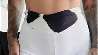 Susy Gala asks, 'Want to see my ass shaking in hot lingerie and leather?'