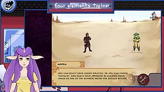Avatar the Last Airbender four elements trainer part 18 with sexy hentai action